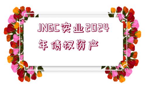 JNGC實業(yè)2024年債權(quán)資產(chǎn)