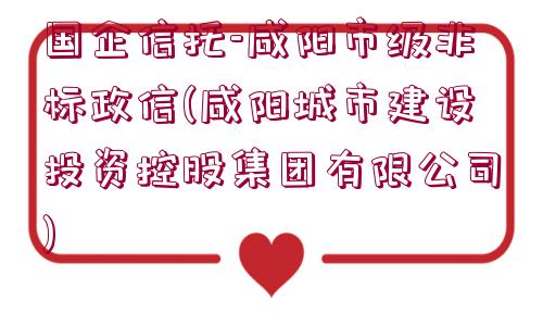 國企信托-咸陽市級非標政信(咸陽城市建設投資控股集團有限公司)