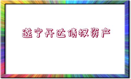 遂寧開達債權資產