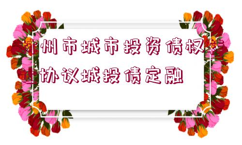 林州市城市投資債權(quán)轉(zhuǎn)讓協(xié)議城投債定融