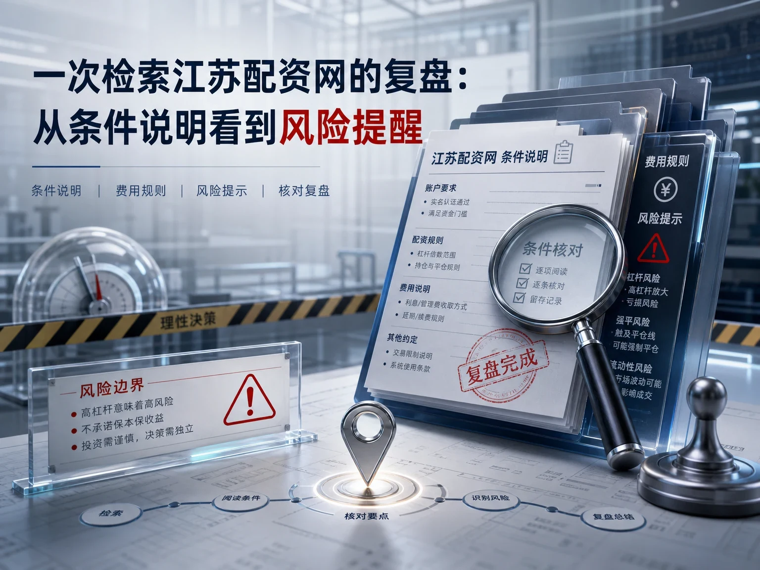 一次检索江苏配资网的复盘：从条件说明看到风险提醒 插图