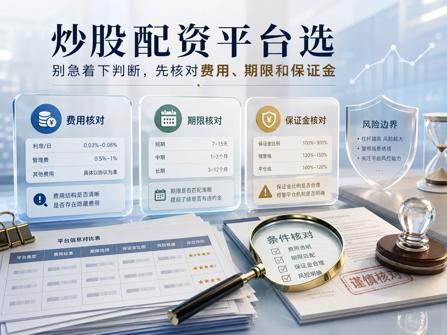 炒股配资平台选别急着下判断，先核对费用、期限和保证金 插图