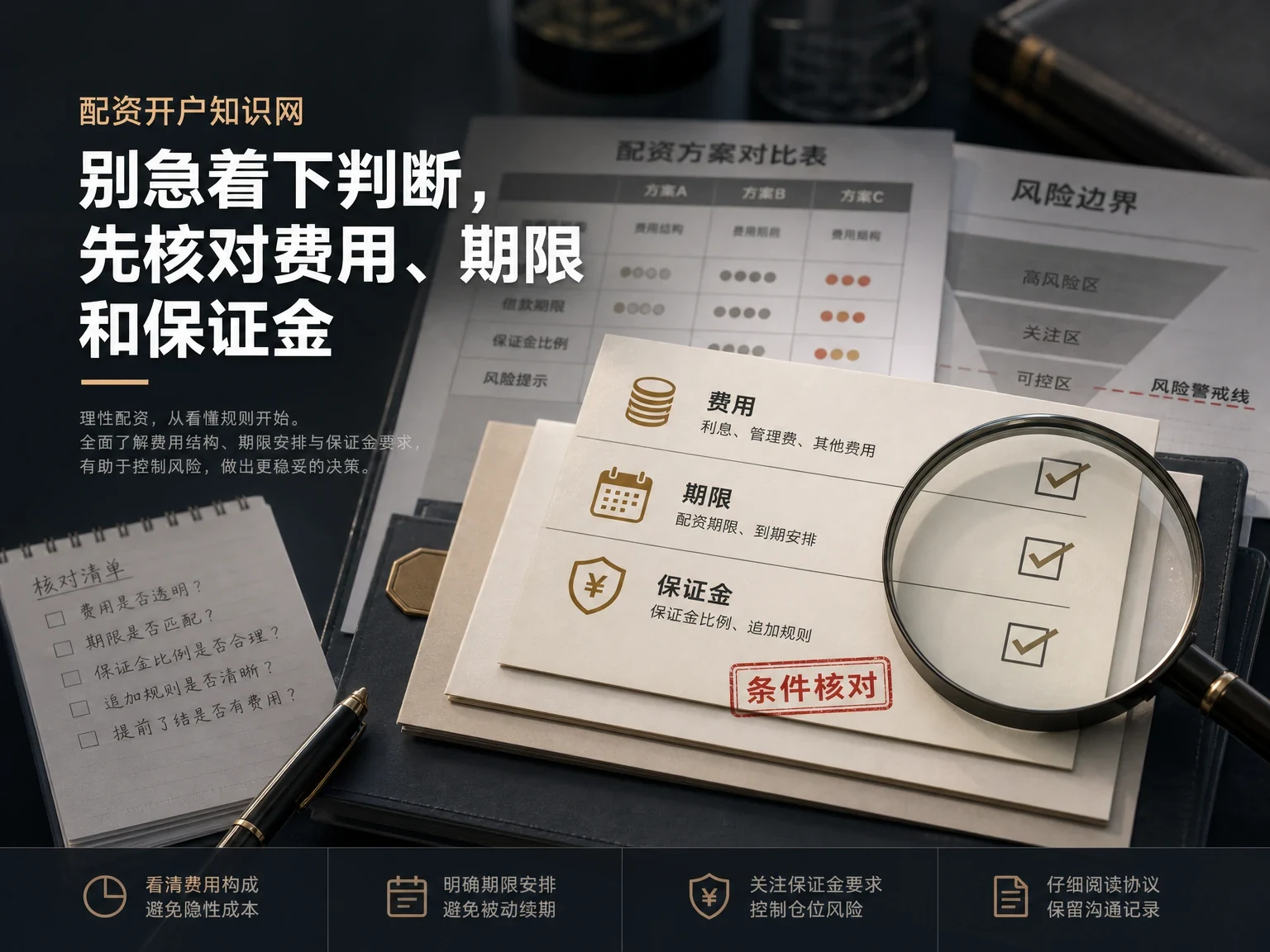 配资开户知识网别急着下判断，先核对费用、期限和保证金 插图
